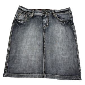 Vintage Y2K Mudd Junior Womens Size 7 Denim Skirt